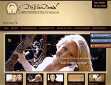 Tablet Screenshot of davinci-dental.com
